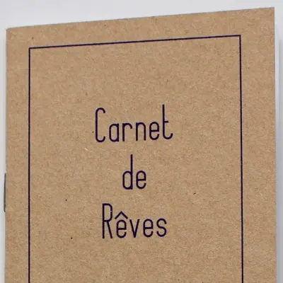 Le carnet de rêves, couverture kraft